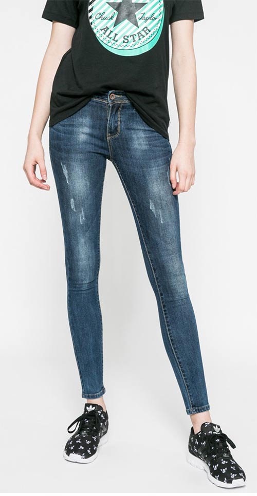 Džíny z kolekce Haily's skinny ze sepraného denimu