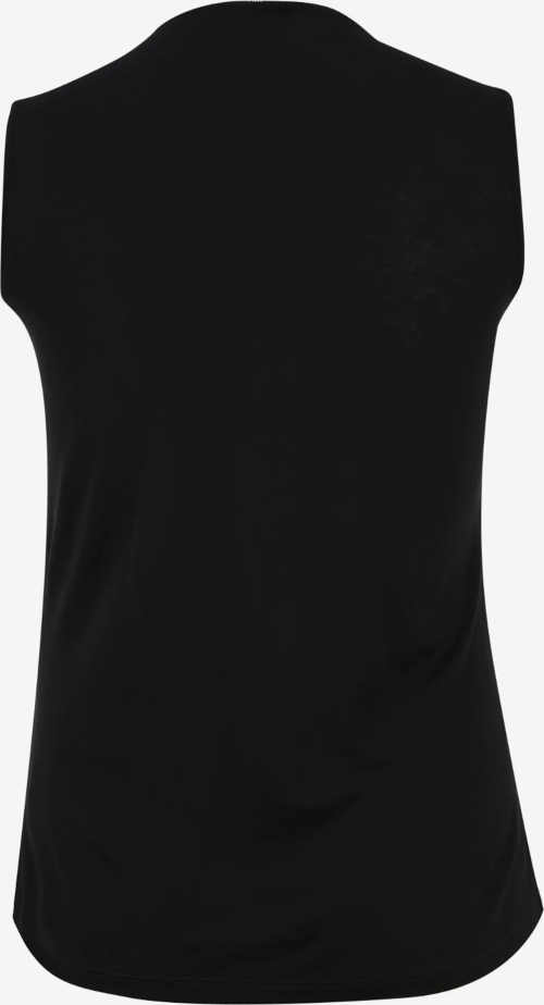 Černé dámské letní tričko bez rukávů