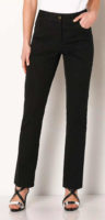 Černé zeštíhlující dámské kalhoty Blancheporte