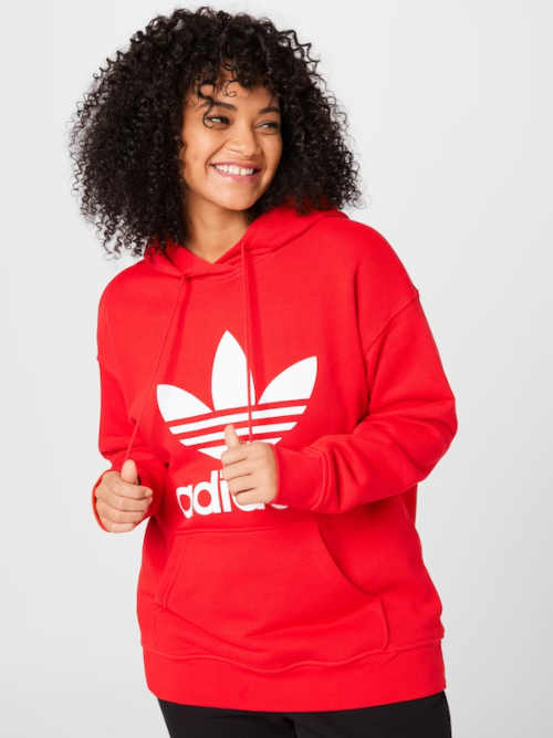 dámská červená mikina Adidas