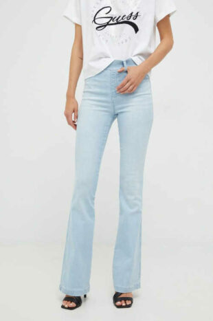 Dámské světle modré moderní džíny Spanx do pružného pasu