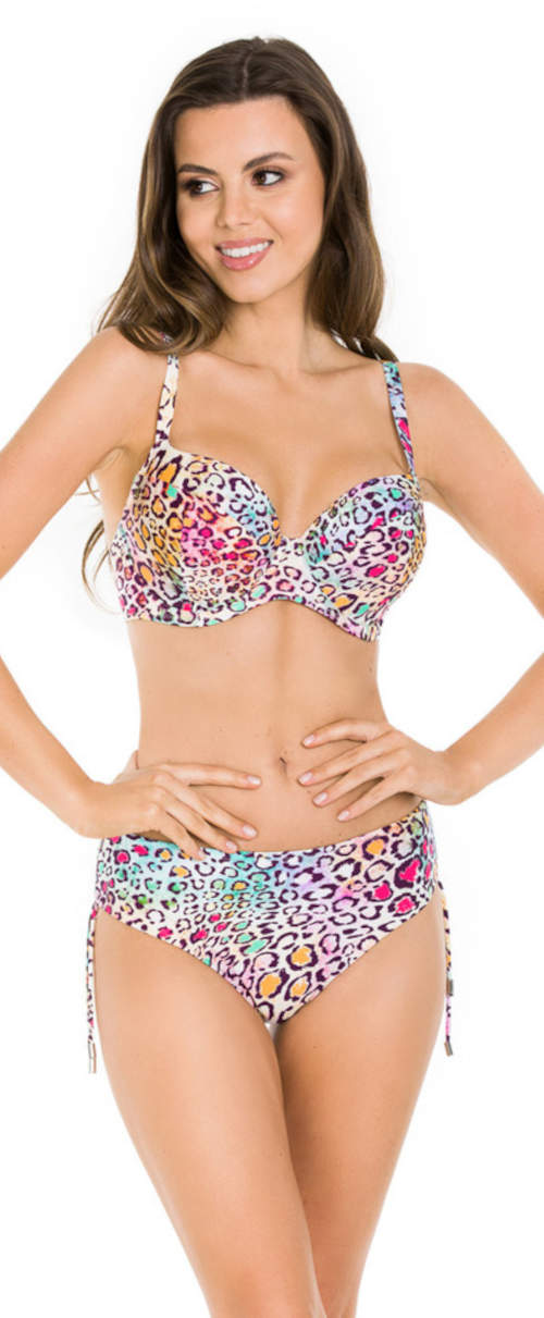 Dámské plus size bikiny s vysokým pasem