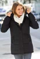 Luxusní zimní bunda pro baculky s kapucí a kožíškem