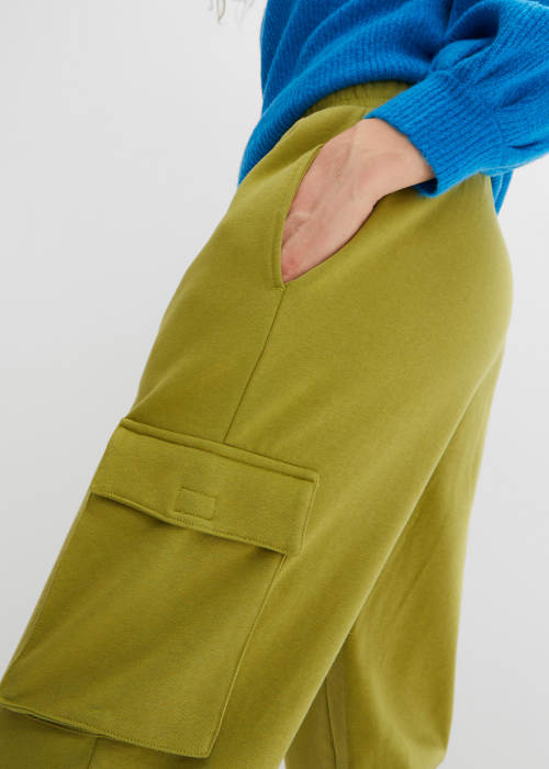 Teplákové dámské kalhoty s kapsami