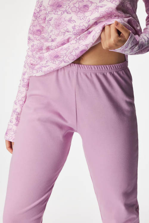 Pohodlné dámské pyžamové kalhoty z bavlny
